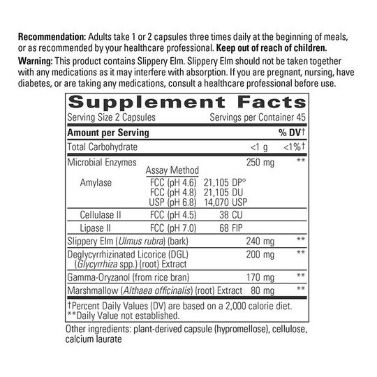 Similase Sensitive Stomach Digestive Enzymes, INT